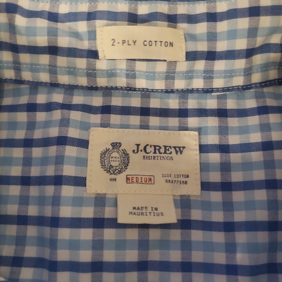 J. Crew Mens Long Sleeve Button Down Shirt Size M - Picture 3 of 4